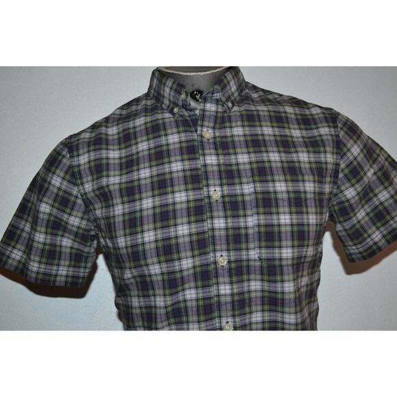 29860 Denim & Supply Ralph Lauren Dress Shirt Green Plaid Size Medium Mens - Picture 5 of 7